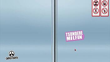 tsundere milf in hentai game pornplay ep 3 public creampie my muslim boss tight pussy at work