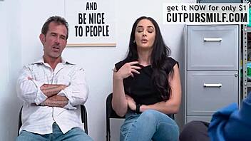 Sheena Ryder: Brunette Milf Caught Stealing