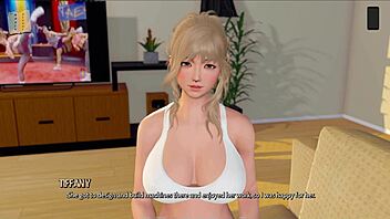 Hentai game with 3D animation and ripped clothes