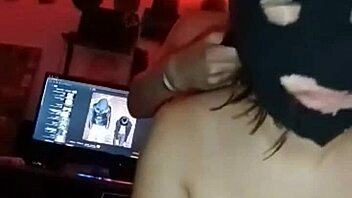 Follando el culo de la puta vecina con big black cock