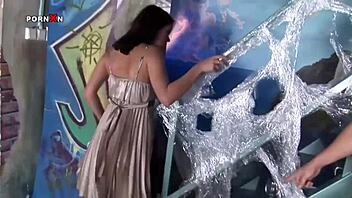 fetish scene with unusual elements