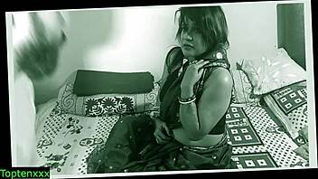 Desi college lad engages in passionate romance with a sexy mature woman in this Indian teen sex video