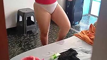 My friend and I engage in steamy sex while her father is away - we explore our sexual desires and indulge in oral pleasure