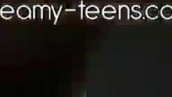 Teen vagina bleeds during wet action