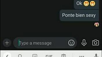 Video Call With Venezuelan Goddess Kanynena Showing Shaved Pussy