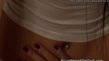 Lesbian massages madame's pussy with fingering domination?