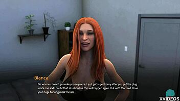 Young adult exploring sexual desires with curvy partner