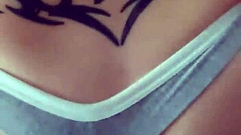 Shemale takes cum in ass from black males.