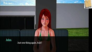 Teen's first time with amateur family in homemade game