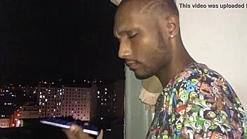 My buddy joins in for a threesome with black hunk Carioca
