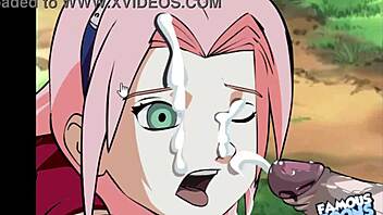 Sasuke dan Sakura buat seks anal dalam