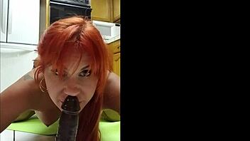 Savana Styles cooks in the kitchen with toys