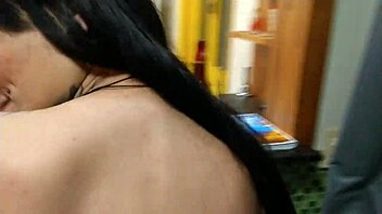 Gothic emo rock band member shows off tattoos and engages in unprotected sex with amateur partner