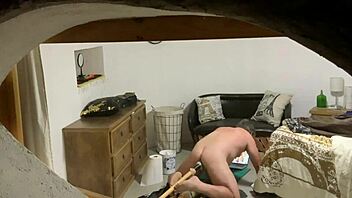 I watch them fucking, peeping tom style