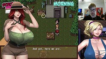 Threesome with Rachel and Leslie in Werewolf Hentai!