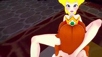 peach and daisy battle in this pov threesome competition, who will win my attention?