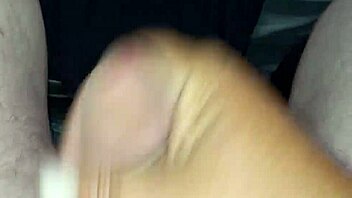 Alice's panties messy after horny handjob and cumshot! 😈