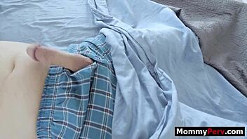 bimbo milf step mom sucks and fucks stepson's cock with big tits