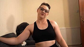 Pov milf devours stepson's cock and swallows his warm cum.