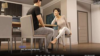 Gameplay walkthrough of visual novel University of problems