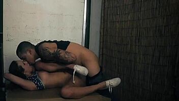 Ballet flats bondage left behind at a mansion soiree!