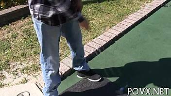 Nikki Lavay engages in rough hardcore sex with blowjob and pov fucking in awesome scene