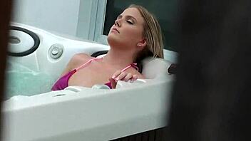 mofos - megan gets wet in jacuzzi