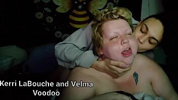 Kerri, a transgender woman, has rough sex with Velma in a voodoo-themed encounter