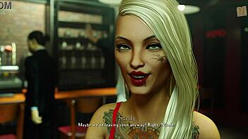 Protagonist explores erotic adventures in Being a Dik route 129.