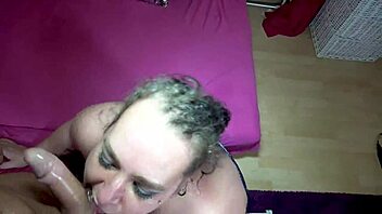 A German homemaker indulges in some kinky oral pleasure