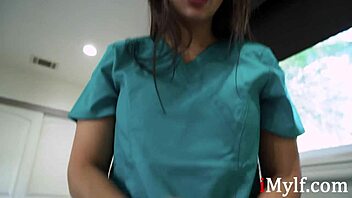 A passionate nurse with MILF characteristics provides instructions for self-pleasure - Lilly Hall