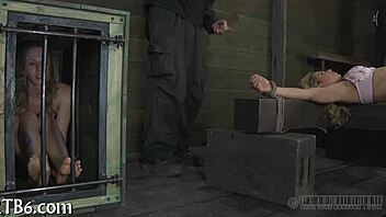 Beautiful woman tied up and punished wildly, feeling intense emotions throughout