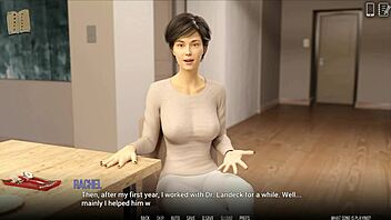 Gameplay walkthrough of visual novel University of problems