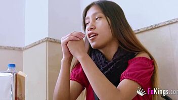 Latina Girl-Next-Door Adely Ruiz Turns Horny Slut in Fakings Porno