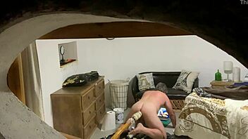 I watch them fucking, peeping tom style