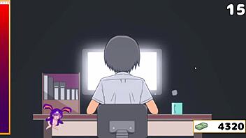 she was so horny naked in this hentai game with megu ep 5