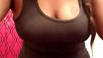 Gordita puta y caliente bailando para mi