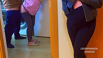 Pregnant women casually suck their friend's dick in this horny session.