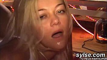 Two teens 18+ dive into first orgy with mom!