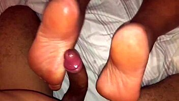 Petite Pornstar Gives Footjob and Anal Tease