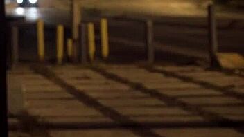 stranded teen roughly fucked outdoors bound in bondage