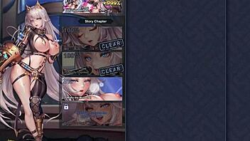 edith gives deepthroat in kinky anime game