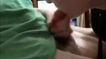 Good friend gives sloppy worship to my monster cock.