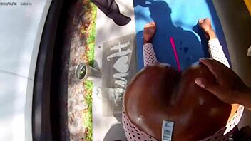 Naughty Neighbor Lets Me Fuck Her Outside