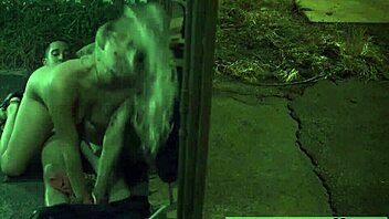 Girl in bondage with orgasm and gangbang