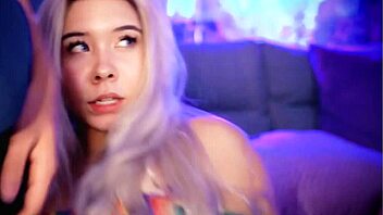 the chubby blonde colombian woman loves spending intimate time with her boyfriend on webcam