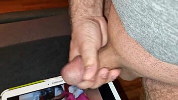 Tribute for Priya the Slut with Amateur Cumshot Action.