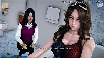 My bully is my lover with big tits and redhead erotic fun 😍