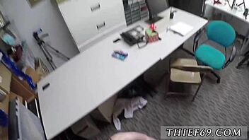 Cop in uniform deals with a whore over theft