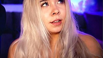 Voluptuous blonde enjoys intimate moment with boyfriend